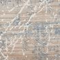Nourison Exhale Abstract Runner Rugs EXL02 in Beige Blue