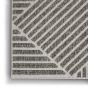 Cozumel CZM05 Indoor Outdoor Geometric Rugs in Dark Grey