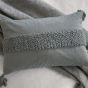 Daru Cushion by Bedeck of Belfast Rare Earth in Grey