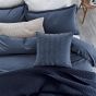 Serein Cushion by Bedeck of Belfast Rare Earth in Chalk indigo