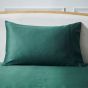 Plain Dye Cotton Bedding by Ted Baker in Forest Green
