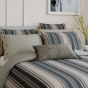 Oscar Paisley Cushion by Bedeck of Belfast in Charcoal Tan