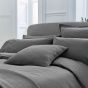 Andaz Plain Egyptian Cotton Bedding in Charcoal Grey