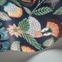 Nene Wallpaper 119 8037 by Cole & Son in Tangerine Forest Green Petrol Ink