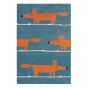 Scion Mr Fox Rugs 25318 Denim