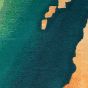 Prismatic Abstract Rugs PRS30 by Nourison in Emerald Green