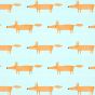 Mr Fox Wallpaper 112269 by Scion in Auburn Orange