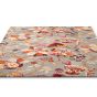 Amanpuri Leaf Wool Rugs By Sanderson in Grey Plum