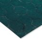 Gio Geometric Wool Rugs 39107 by Wedgwood in Teal Green