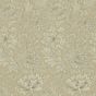Chrysanthemum Toile Wallpaper 103 by Morris & Co in Ivory Gold