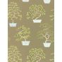 Penjing Wallpaper 217109 by Morris & Co in Scallion Green