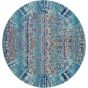 Vintage Kashan Circluar Rugs VKA02 by Nourison in Blue