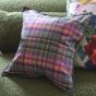 Abernethy Tartan Cushion by Designers Guild in Amethyst Multi