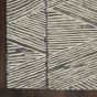 Colorado CLR01 Linear Wool Runner Rug by Nourison in Grey White