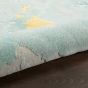 Prismatic Abstract Rugs PRS26 by Nourison in Seafoam Gold