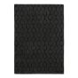 Gio Geometric Wool Rugs 39105 by Wedgwood in Noir Black