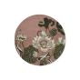 Waterlily Round Rugs 38602 by Wedgwood in Dusty Rose Pink