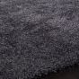 Chicago Shaggy Modern Plain Rugs in New Grey