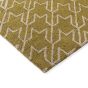 Houndstooth Indoor Outdoor Rug 455706 by Ted Baker in Mustard