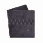 Kanoko Organic Cotton Towels by Zoffany in Bone Black