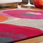 Sanderson Poppies Rugs 45700 Red/Orange