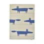 Scion Mr Fox Wool Rugs 25328 in Pebble Denim Blue