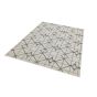 Aurora Lattice AU11 Geometric Rugs in Metallic Silver Beige