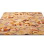 Amanpuri Leaf Wool Rugs By Sanderson in Russet Brown