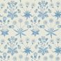 Daisy Wallpaper 212561 by Morris & Co in Blue Ivory