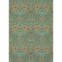 Honeysuckle and Tulip 214704 Wallpaper by Morris & Co in Emerald Russet