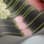 Allium Wallpaper 12037 by Cole & Son in Coral & Leaf Green on Charcoal
