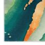 Prismatic Abstract Rugs PRS30 by Nourison in Emerald Green