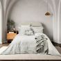 Amalia Cushion by Bedeck of Belfast in White Silver
