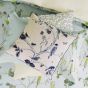 Woodland Chorus Cushion by Sanderson in Blue Grey