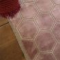 Manipur Geometric Runner Rug in Amethyst Purple By Designers Guild