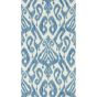 Kasuri Ikat Wallpaper 216781 by Sanderson in Indigo Blue