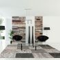 Louis De Poortere Rugs Vintage Patchwork Multi 8101 Black White