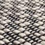 Rhythm Rugs 248 001 101 in black white by Ligne Pure