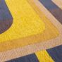 Louis De Poortere Geometric Nuance Module Rugs 9210 in Yellow Meyer