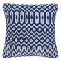 Halsey Geometric Outdoor Cushion in Blue