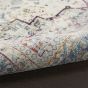 Vintage Kashan Traditional Rugs VKA07 by Nourison in Ivory Blue