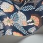 Nene Wallpaper 119 8038 by Cole & Son in Terracotta Cerulean Blue Heath Grey Midnight