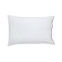 Komoro Plain Ribbon Piping Cotton Bedding in White Grey