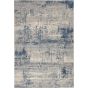 Rustic Textures Rugs RUS10 in IVBLU