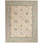 Living Treasure Rugs by Nourison LI16 in Ivory Aqua