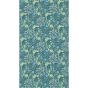 Seaweed Wallpaper 214713 by Morris & Co in Cobalt Thyme Green