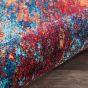 Celestial Abstract Hallway Runner Rugs CES08 Wave by Nourison