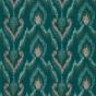 Velluto Wallpaper W0170/03 by Clarke & Clarke in Teal Blue