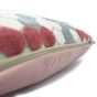 Hive Geometric Cushion in Blush Pink and Sage Green