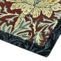 Trent Floral Wool Rugs 127510 by Morris & Co in Webbs Blue